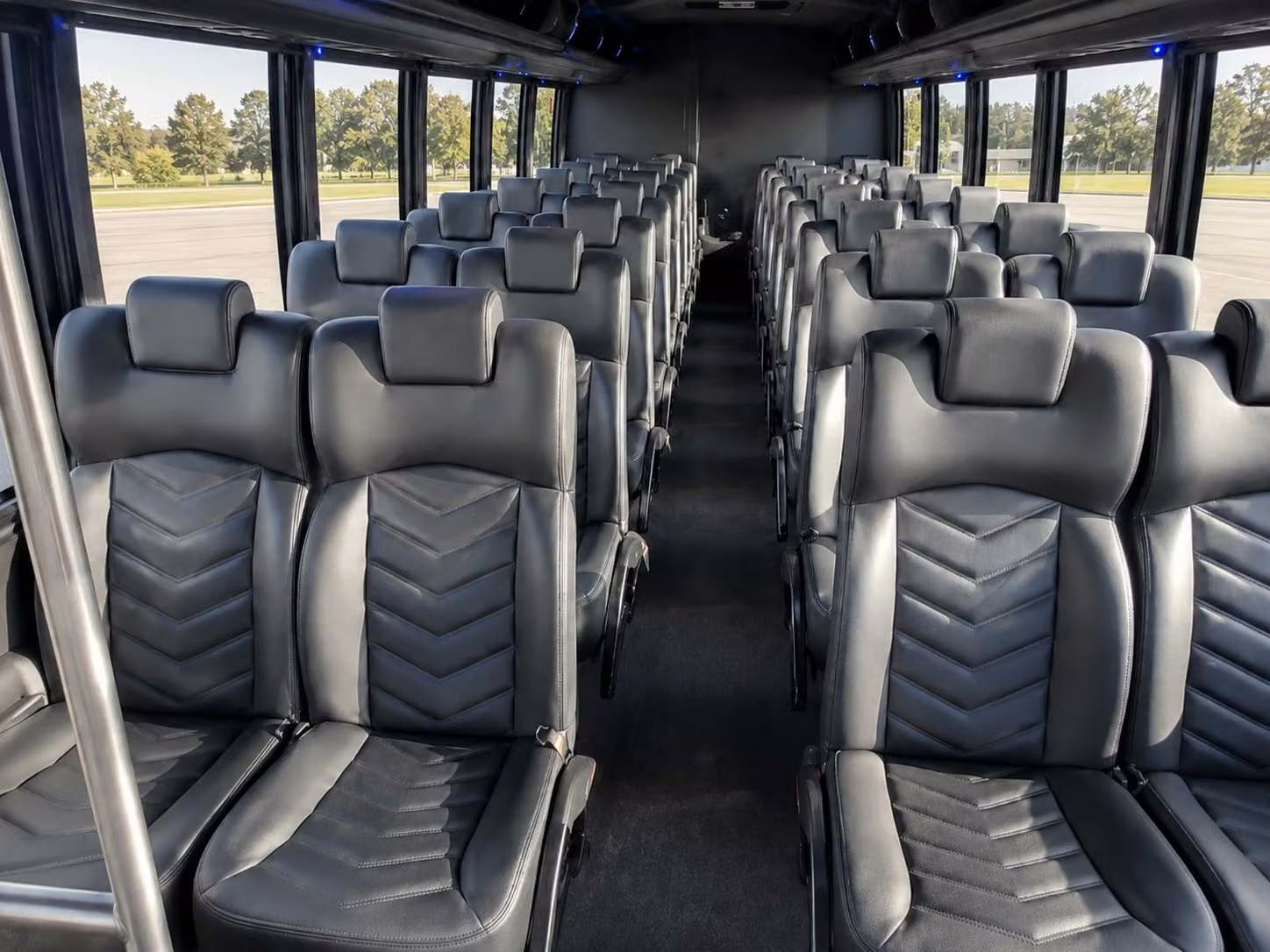 15 passenger minibus inside
