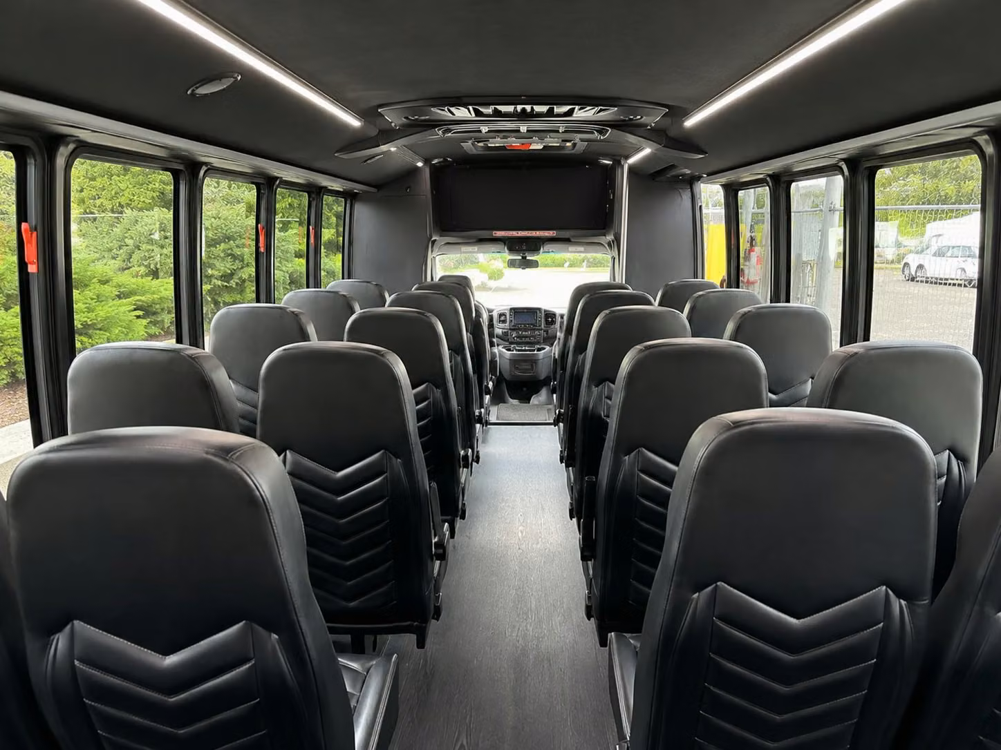 20 passenger minibus inside