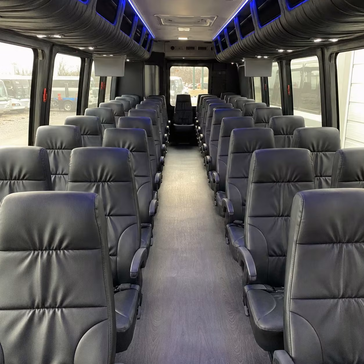 35 passenger minibus interior