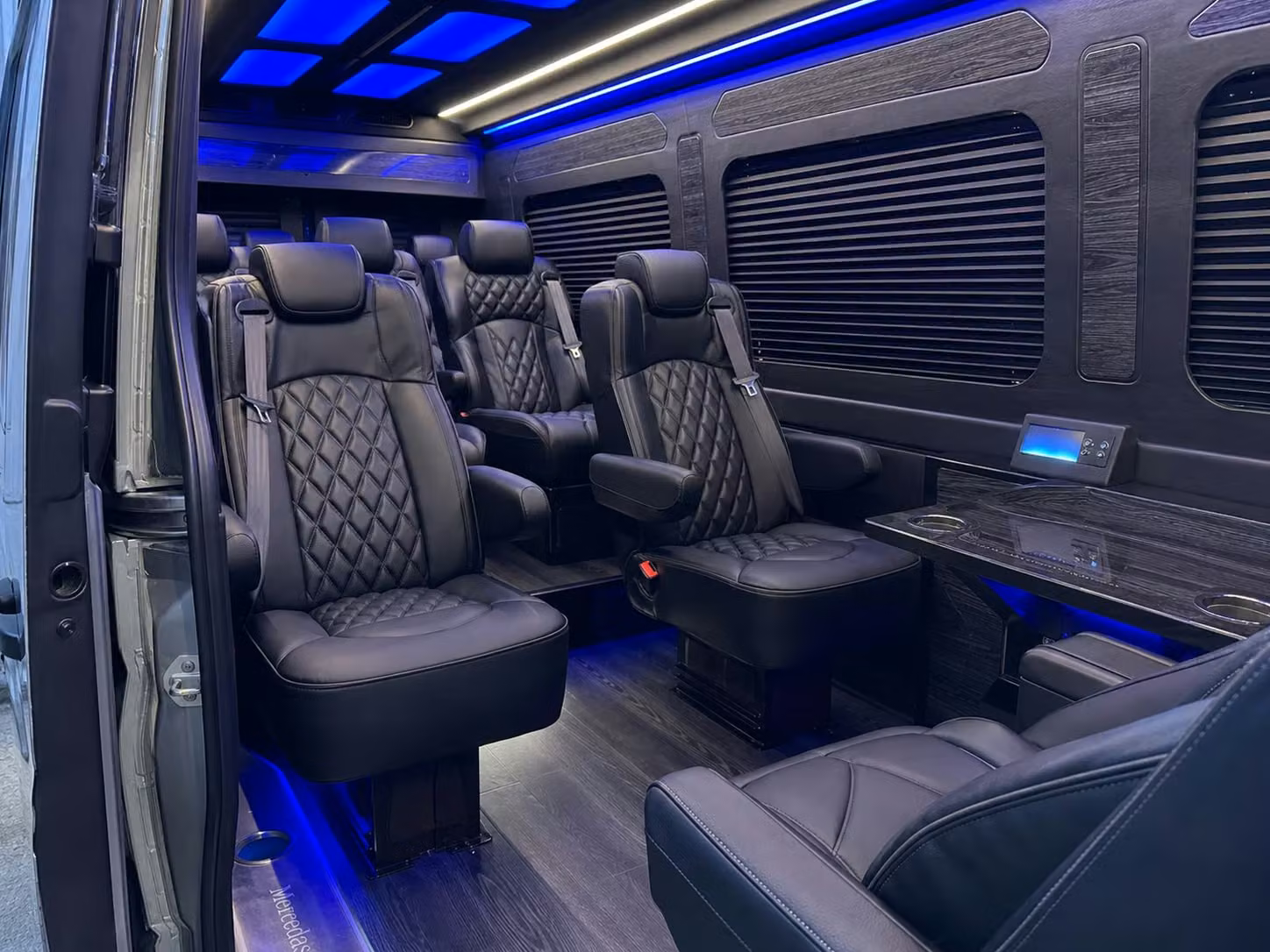 sprinter van transportation for groups and events across tracy