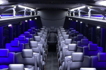 Tracy Charter Bus Interior